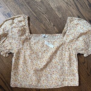 NWT Madewell Floral top